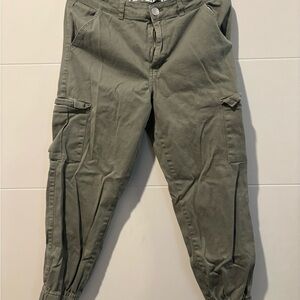 VIP Green Utility Trousers with Relaxed Fit